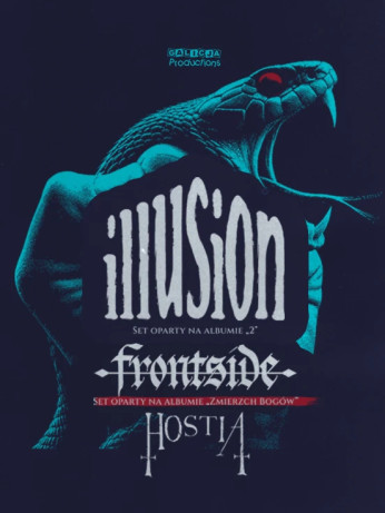 Zabrze Wydarzenie Koncert Illusion, Frontside, Hostia