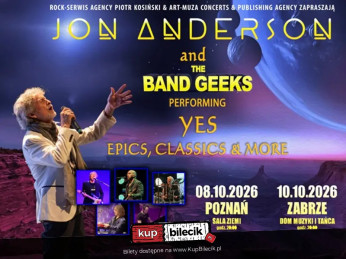 Zabrze Wydarzenie Koncert Jon Andreson and The Band Geeks preforming YES Epics, classics & more