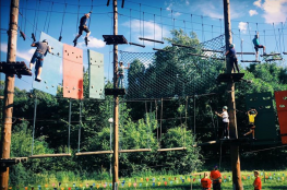 Chorzów Atrakcja park linowy Silesia